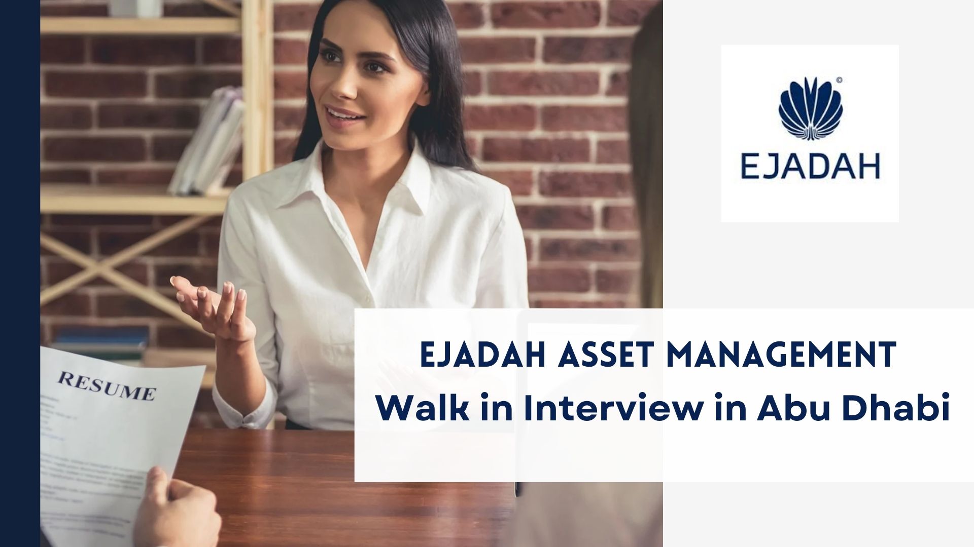 Ejadah Asset Management Walk In Interview In Abu Dhabi