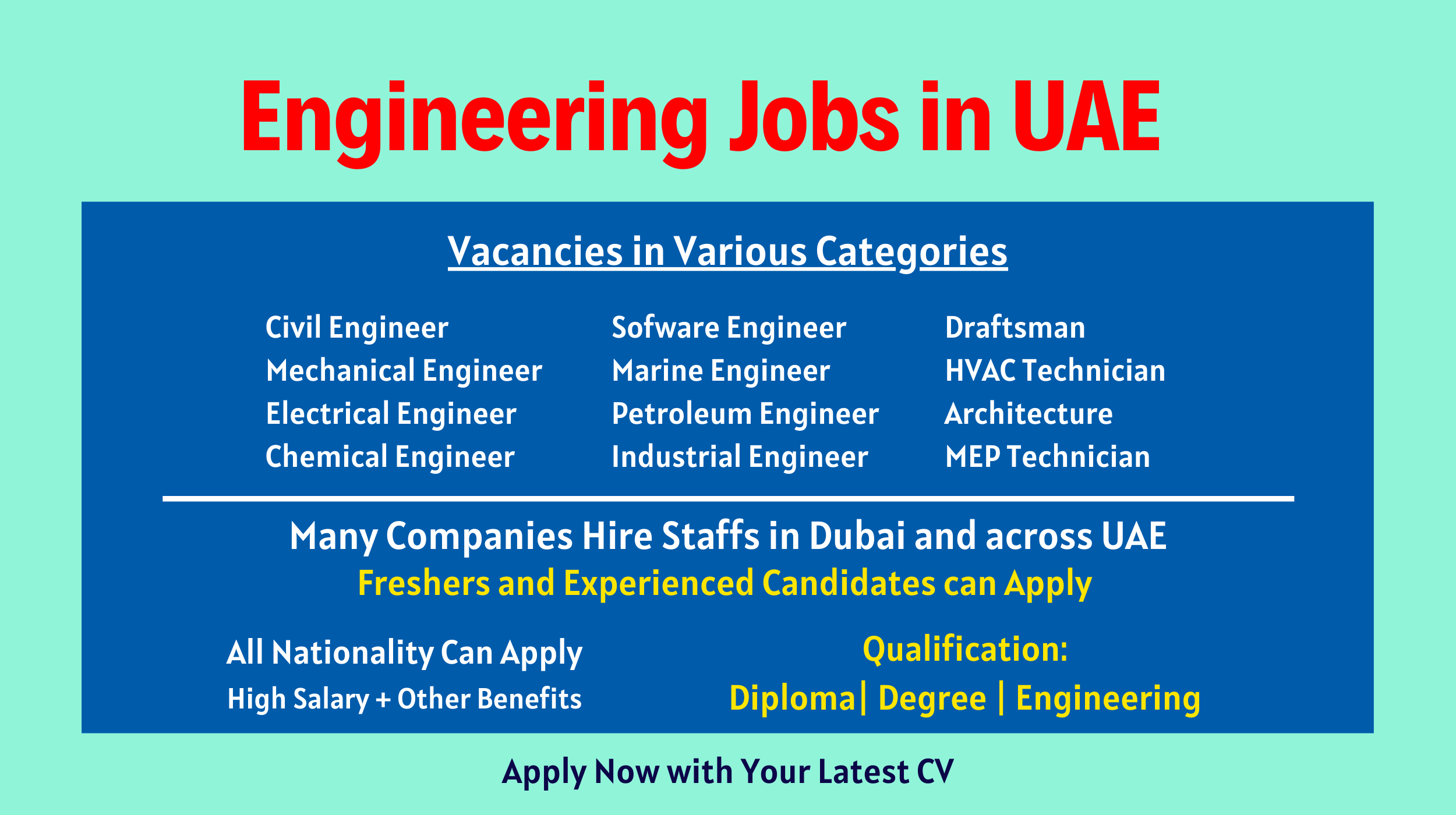 Engineering Jobs In UAE Civil Engineer Jobs Mechanical Engineer Jobs