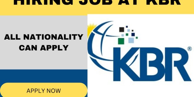 KBR UAE JOBS AND CAREERS