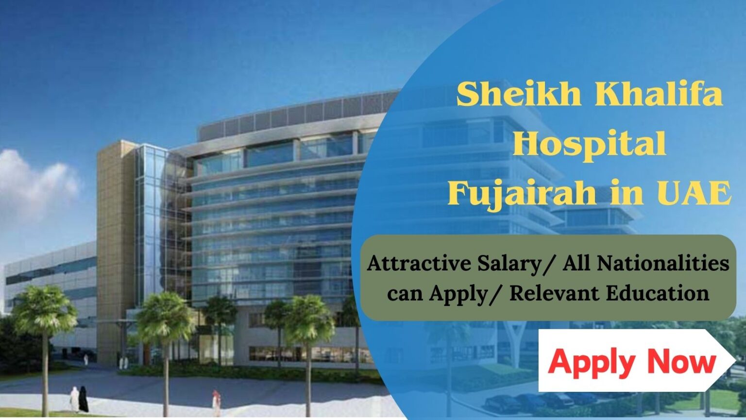 Sheikh Khalifa Hospital Fujairah in UAE | 2024 Apply now