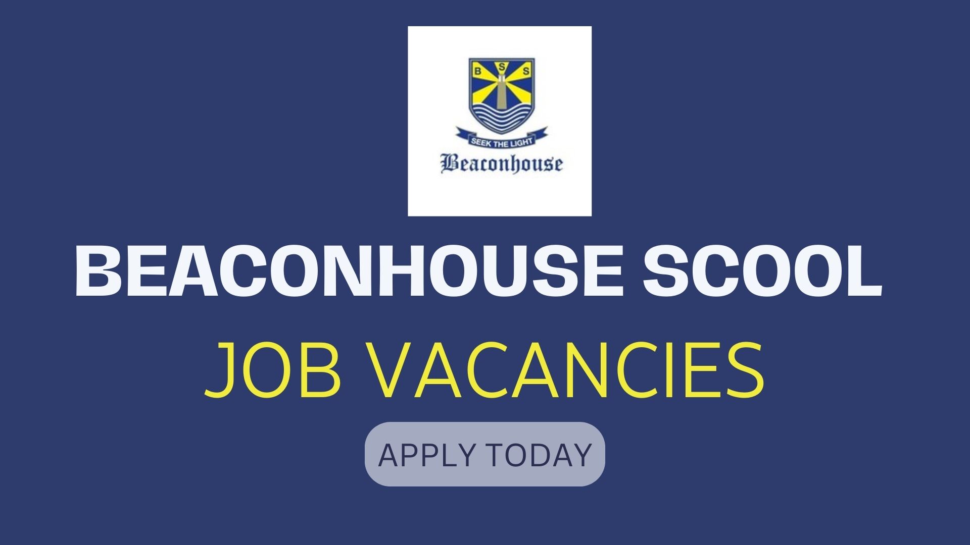 Beaconhouse School Jobs And Vacancies 