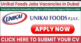 Unikai Foods Hiring for Multiple Positions