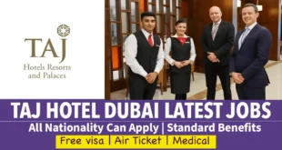 Taj Dubai Announces Exciting Career Opportunities for October 2024